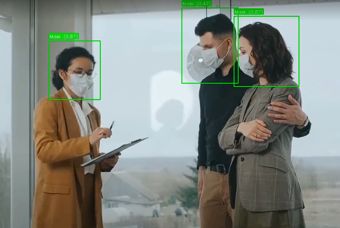 Mask Detection Example 1